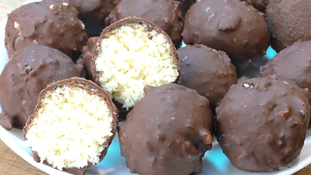 ДОМАШНИЕ Конфеты "Баунти" / Ну, оОчень вкусные. Простой, быстрый рецепт