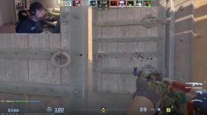 СИМПЛ ПОПАЛСЯ ПРОТИВ РУССКИХ СТРИМЕРОВ НА FACEIT // CS2