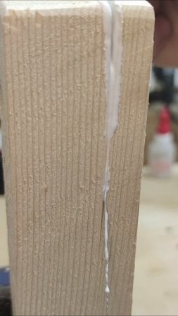 Как починить треснутый брусок #diy #ремонтвдоме #wood