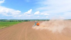 Сеялка пневматическая. Тестовый запуск в поле