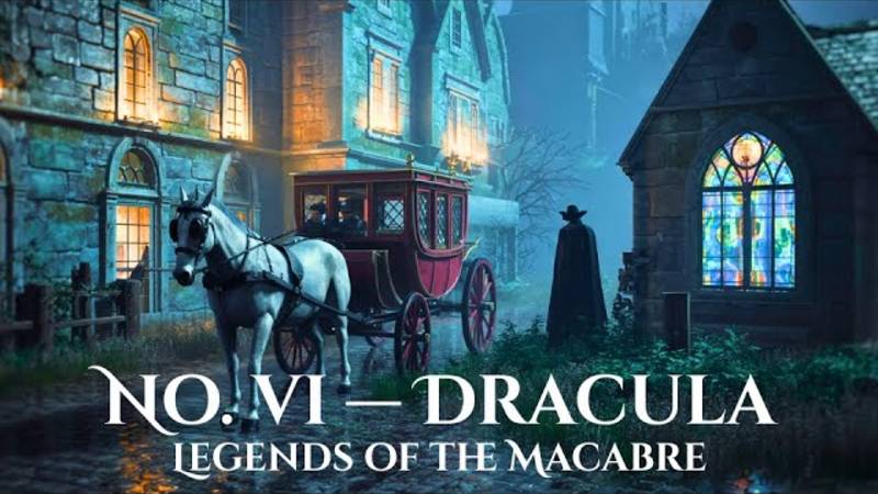 Dracula's Descent | Dark Academia Cello & Rain Ambience
