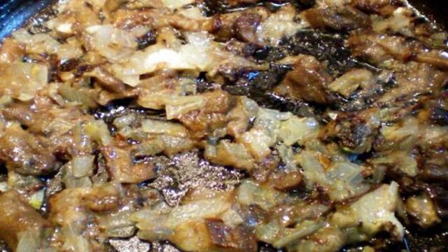 Грибной суп из замороженных польских