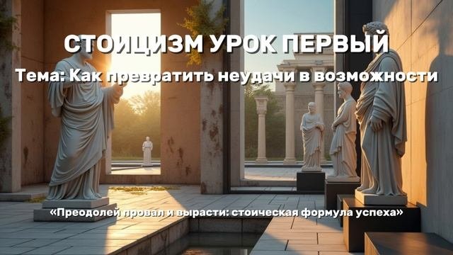 Как превратить неудачи в возможности. Преодолей провал и вырасти: стоическая формула успеха