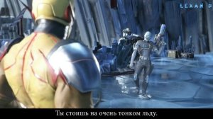 Injustice 2 - Обратный Флэш против Капитана Холода и Мистера Фриза - Intros & Clashes (rus)