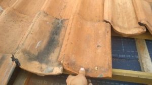 Укладка старинной немецкой керамической черепицы. Мо?