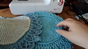 Сп "Красивая салфетка" с Татьяной Щукиной. Связана 7- я салфетка из 8- ми.