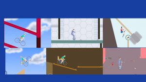 HAPPY WHEELS НА АНДРОИД!!! ПРОХАЖУ НЕСКОЛЬКО УРОВНЕЙ ЗА 3-х ПЕРСОНАЖЕЙ. Happy Wheels