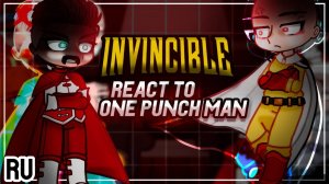 Реакция персонажей "Неуязвимый" на Сайтаму /  Гача реакция / One-Punch Man
