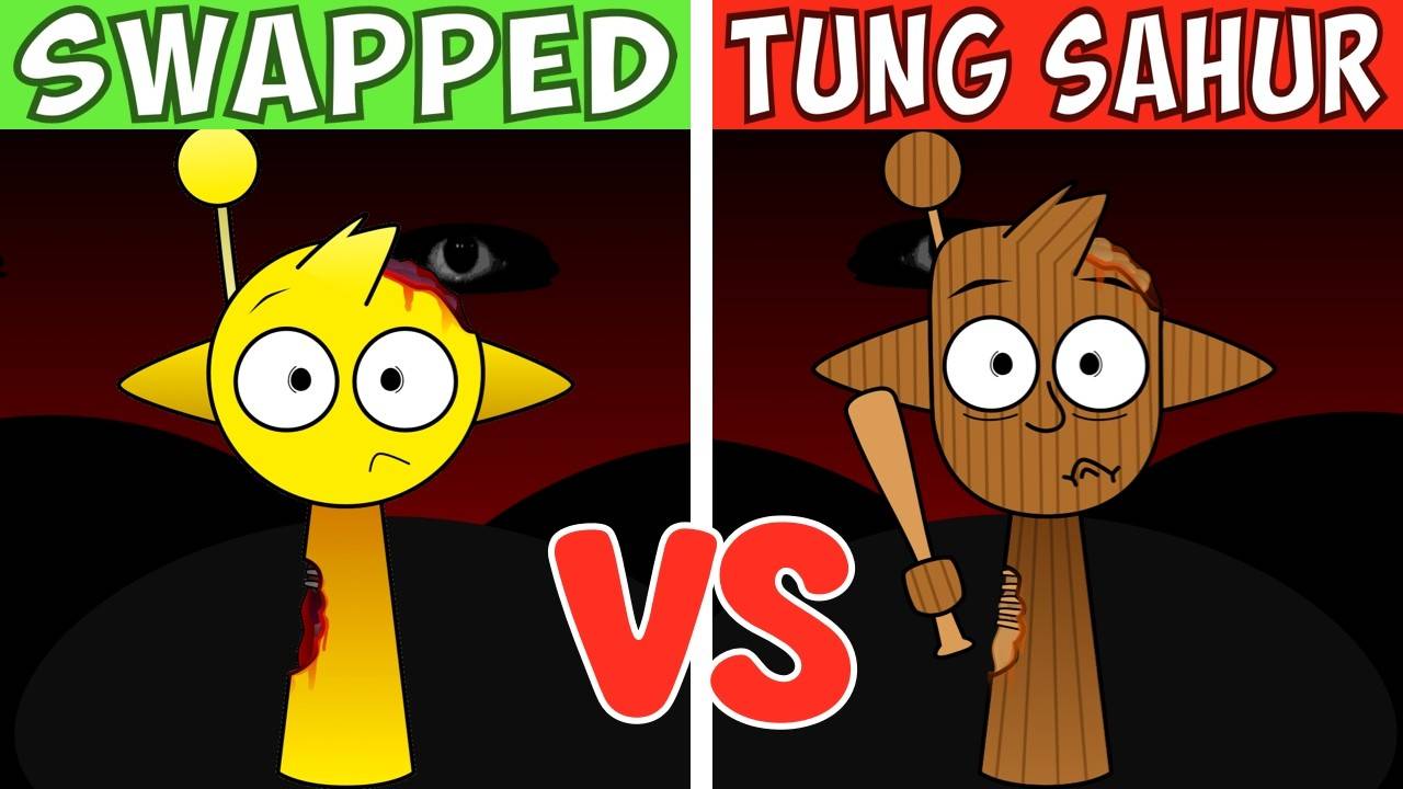 INCREDIBOX SPRUNKI 😃 | SWAPPED VS TUNG TUNG TUNG SAHUR | САМАЯ ЭПИЧНАЯ БИТВА!!! 😎