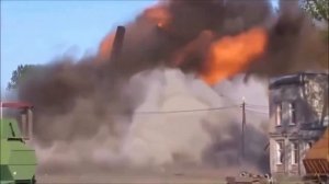 Сила направленного взрыва при промышленном демонтаже