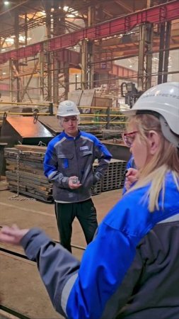 ⚙️Иностранные студенты и аспиранты на экскурсии в цехах ОК "Сибшахтострой"
