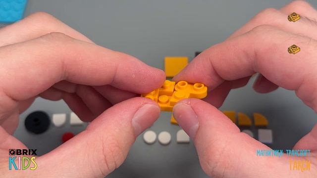 Собираем такси из конструктора QBRIX KIDS - детские конструкторы с видеоинструкцией смотреть онлайн