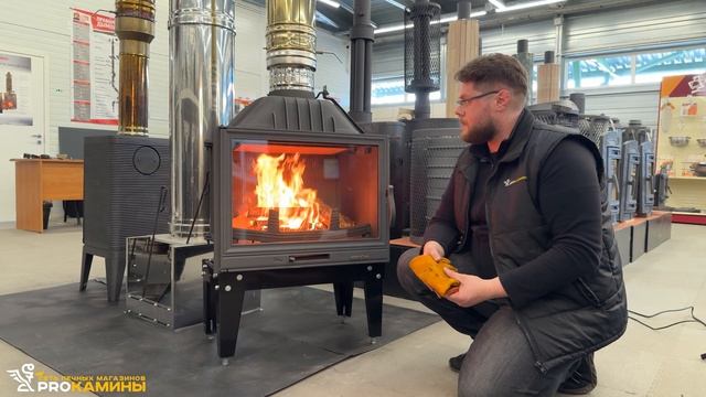 ТЕСТ-ОБЗОР Чугунной Каминной Топки NordFlame La Braise 700