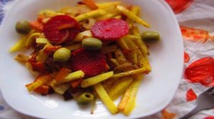 Горячий картофельный салат