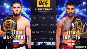 ИСЛАМ МАХАЧЕВ ПРОТИВ ИЛИИ ТОПУРИЯ ПОЛНЫЙ БОЙ UFC 317