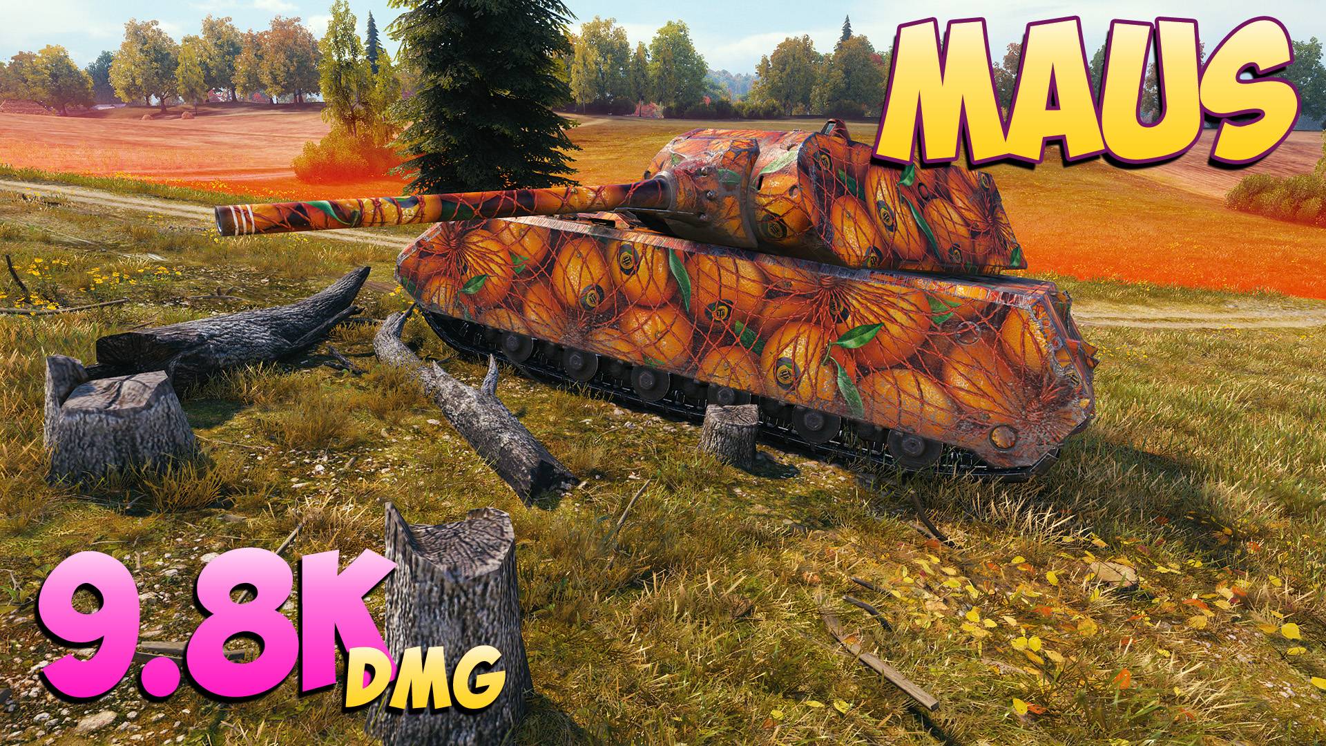 Maus - 6 Фрагов 9.8K Урона - Он споткнулся! - Мир Танков