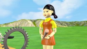 Scary Teacher 3D vs Squid Game Crazzy Ninja Fruit vs Honeycomb Candy Shape 5 Times Challenge(720P_HD
