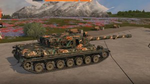 Танки Блиц мастерос на Bz 75 под -КАТЮШУ-