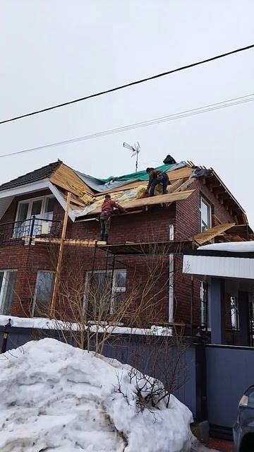 Кровля демонтажные работы #кровельныематериалы #крыш? смотреть онлайн