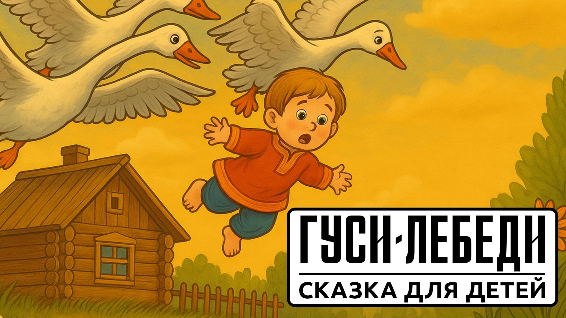 Гуси-Лебеди 🦢 | Русская народная сказка для детей | Волшебная сказка на ночь онлайн