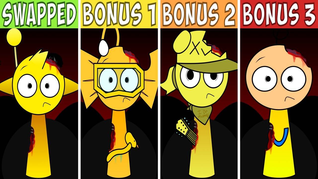 INCREDIBOX SPRUNKI 😁 | SWAPPED VS BONUS 1 VS BONUS 2 VS BONUS 3