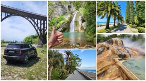 Абхазия. Сезон 2025, майские на море. Часть 2. Отдых в Старой Гагре. Водопад и термальные источники