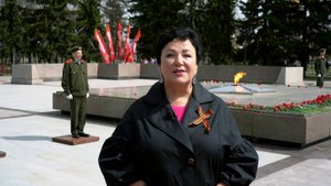 Поздравление с 9 мая директора Иркутского музыкального театра им. Н.М. Загурского Татьяны Мезенцевой