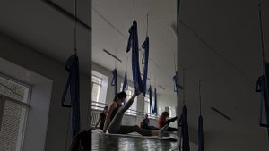 Аэройога. Высокий гамак. Сила и гибкость. Руки, кор и растяжка. Тренировки дома