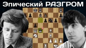 Феерическая атака во французской!  О.Романишин - В.Иванчук  Шахматы