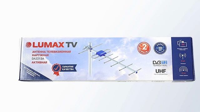 Уличная DVB-T2 антенна LUMAX DA2213А смотреть онлайн