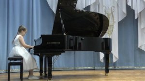 2. Красилова Варвара, ДМШ №20 им. М.А.Матренина, г.Осинники - Л. Шитте - "Скерцо".