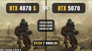 RTX 5070 vs RTX 4070 Super | 1080P, 1440P, 4k, RT + DLSS 4 | Ultimate Comparison | R7 9800x3D