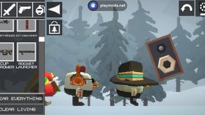 я сделал своих друзей и все моды в melon playground+chicken gun
