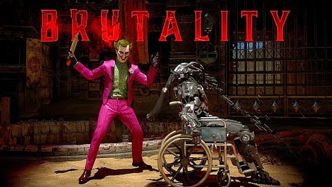 MK11 Джокер Все бруталити, фаталити, смертельный удар, дружба, концовка и празднование победы 👍🚀👇