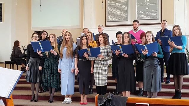 "Радісно ми прославляєм Бога слави і чудес" - спів хору, 27 лютого 2021 р. Церква АСД с.Ільниця.