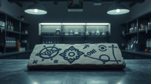 Табличка со странными символами