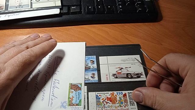2 письма от Сергея небольшой микс марок на разные темы.Филателия марки хобби stamp philately hobby