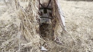 Скрадок-засидка ПФ Берег. Обзор на охоте.