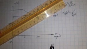 ТАУ: Пример построения частотных характеристик для соединения с отрицательной обратной связью
