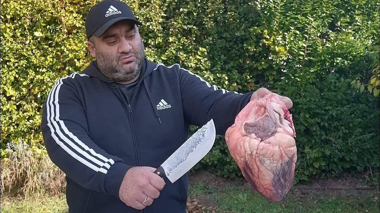 АРМЯНСКИЙ ШАШЛЫК из ГОВЯЖЬЕГО СЕРДЦА . ДЕЛИКАТЕС КАВКАЗА. РЕЦЕПТ на УГЛЯХ.