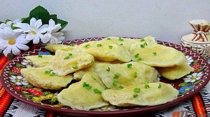 Вареники с картофелем из картофельного теста