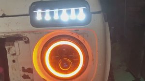 Установка и подключение led фары , надфарнири,повторители поворотов на Ниву2121