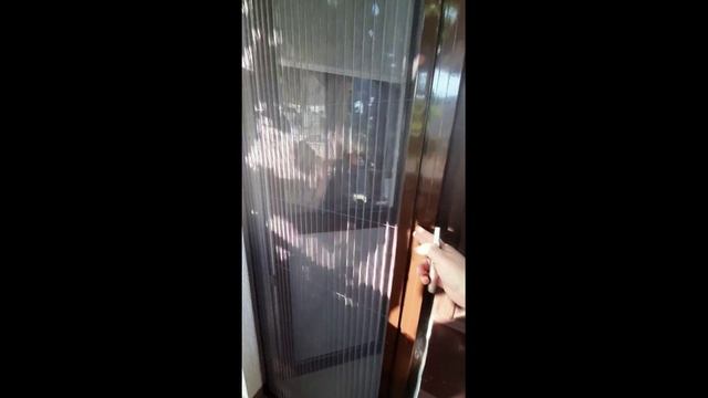 Москитная сетка плиссе на дверь смотреть онлайн