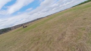 FPV полет в поле. Smart 35