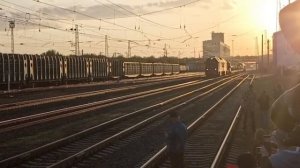 Кузнецк встречает поезд Победы
