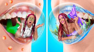 Как стать РУСАЛКОЙ за решеткой!  🧜♀️ Экстремальное преображение от ботаника до русалки