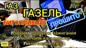 Прошиваем битопливную Газель ЭБУ Микас 12 9867.3763001-01. Динамичная прошивка евро-2 без пропусков.