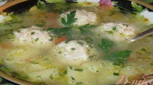 Суп с фрикадельками