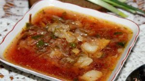 Борщ на свином бульоне со свеклой