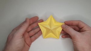 Оригами ЗВЕЗДА ИЗ БУМАГИ. Как сделать звезду из бумаги, поделки на 9 мая - объемная звездочка